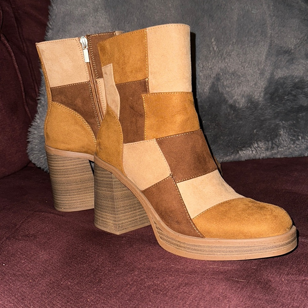 Multicolored Women’s Olly Platform Boots - Universal Thread